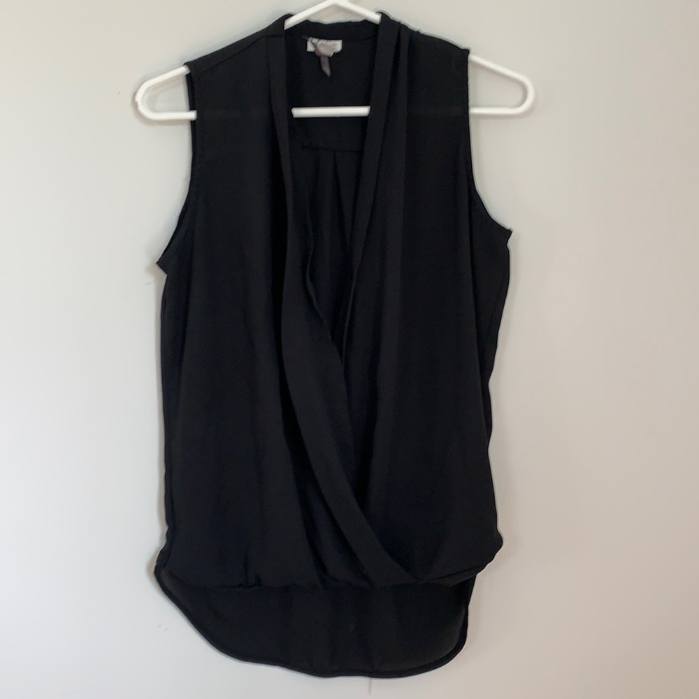 DYNAMITE BLACK SLEEVELESS TOP WOMEN SIZE XS